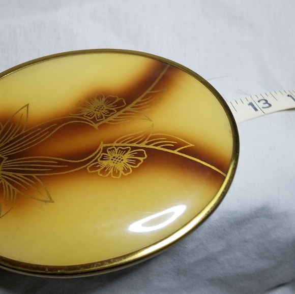 Vintage Vanity Set: Mirror, Brush & Hair Receiver - Picture 15 of 15